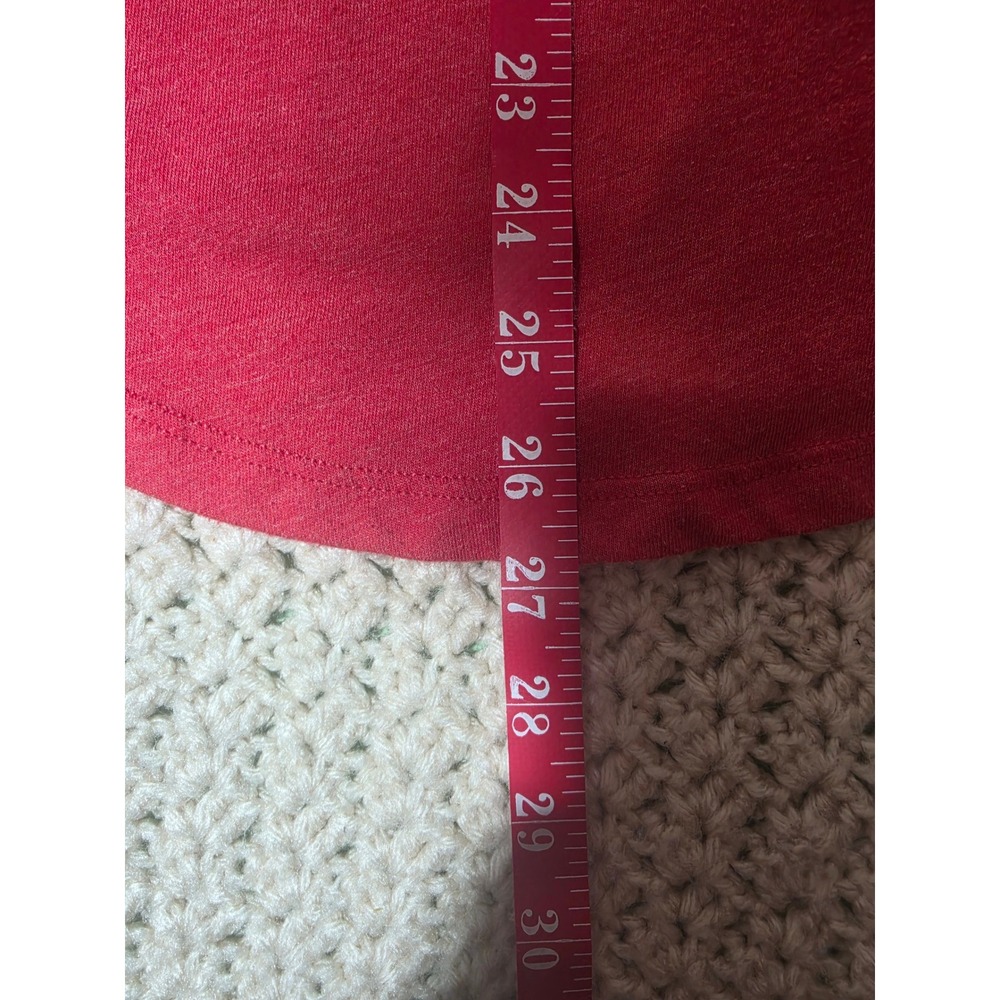 MLB Cincinnati Reds T-Shirt Womens Medium Red Excellent Ringer Pocket Tee - Picture 5 of 5